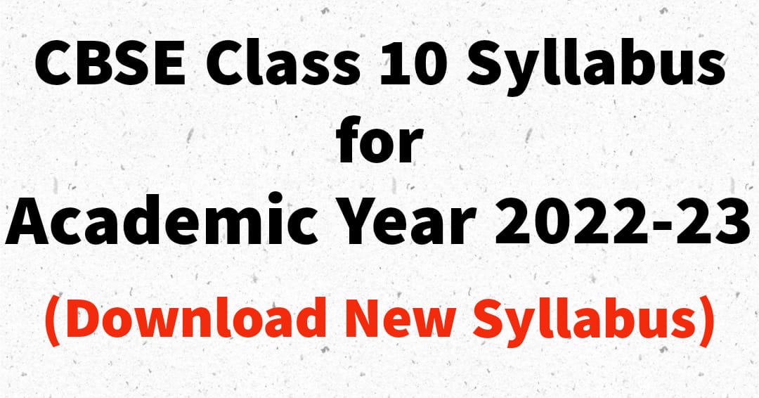 cbse-class-10-syllabus-2022-2023-pdf-download-study-rate